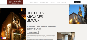 site web les arcades limoux